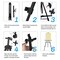 Artist Easel Stand, RRFTOK Metal Tripod Adjustable Easel for Painting Canvases Height from 21&#x22; to 66&#x22;with Reinforced Triangle,Carry Bag for Table-Top/Floor Drawing and Didplaying